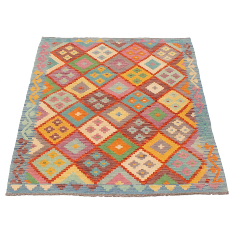 Tapis orange 3 pi 11 po x 5 pi 9 po Ahmir One-of-a-Kind Ahmir