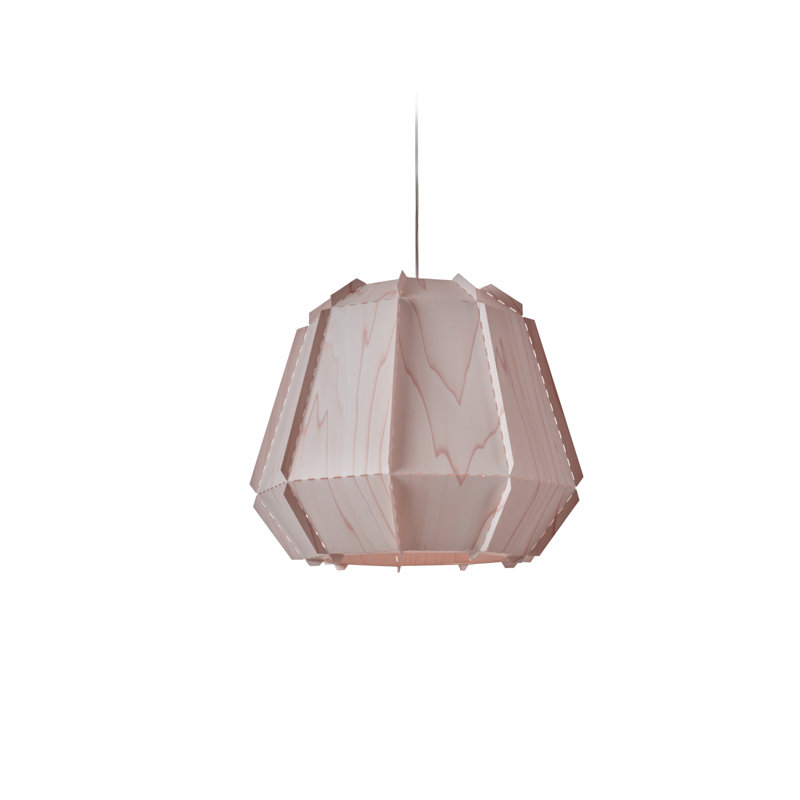 Stitches 1 - Light Pendant, Pale Rose, E26/Medium (Standard)