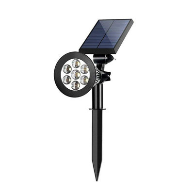 Solar projection light Solar Powered Courtyard Floor Decoration With 7LED Floodlights