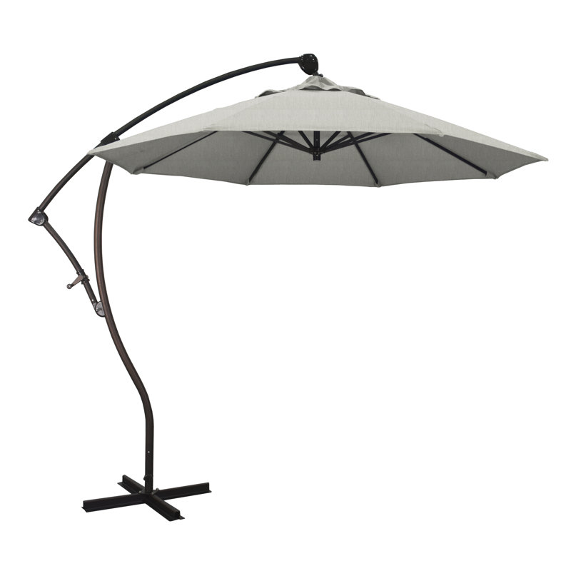 Parasol en porte-à-faux 9' Welwyn, Toile granit Sunbrella®