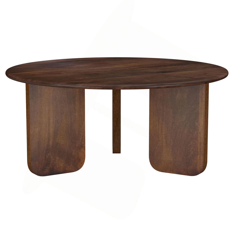 Columbo Brown Round Coffee Table