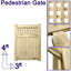 Halona Pressure Treated (Tanalised) Wood Gate-374734275