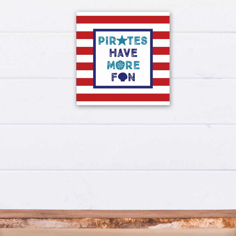 « pirate a plus de plaisir », art sur toile Joe