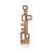 Sculpture Metal Aluminum and Marble Abstract Glam Decor for Home Office Bedroom or Living Room - 21" Gold & Metallic