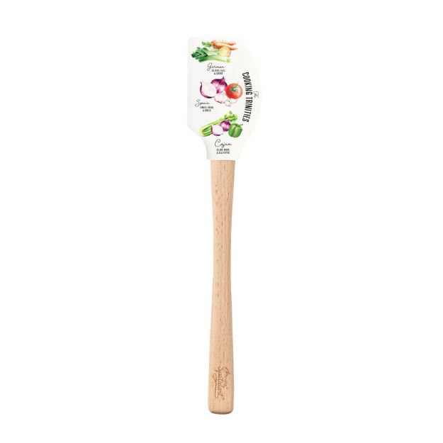 Spatulart® Cooking Trinities  Wood Handled Spatula