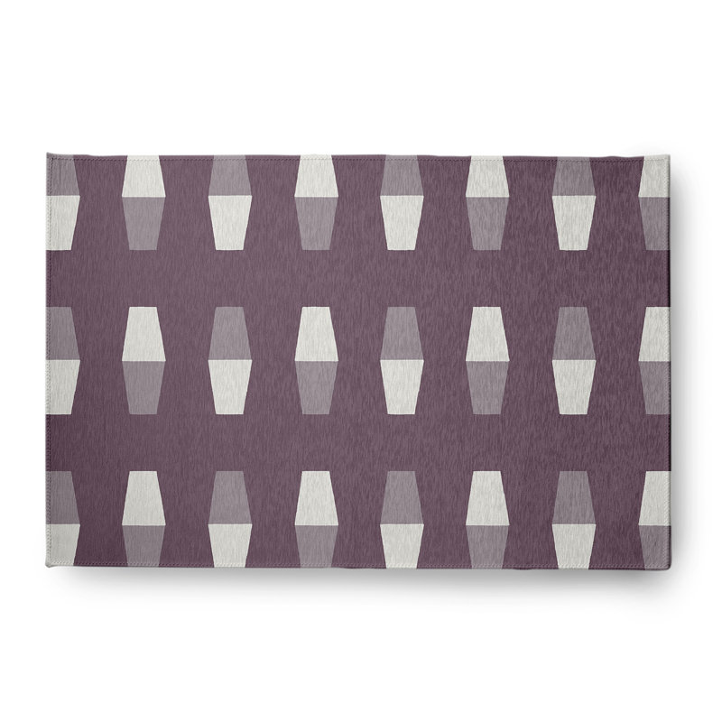 Baelynn Chenille Geometric Indoor Rug, Rectangle 4' x 6'