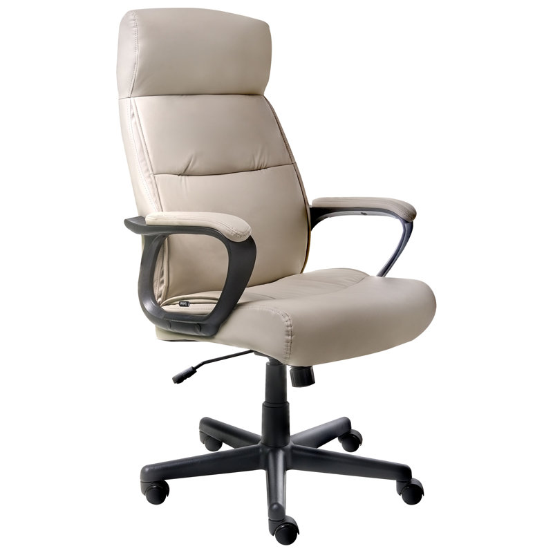 Executive Chair with Headrest, Beige