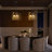 6-Light 15 in. Dimmable Modern Industrial Geometric Candle Style Chandelier with Square Open Frame For Kitchen Island Living Room And Entryway -1841433444