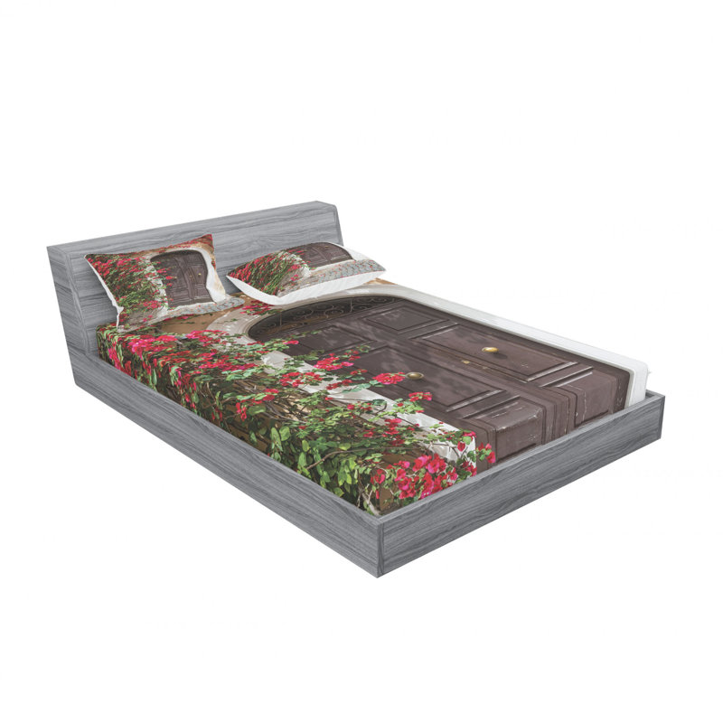 Microfiber Sheet Set, Queen Sheet Set with Fitted Sheet