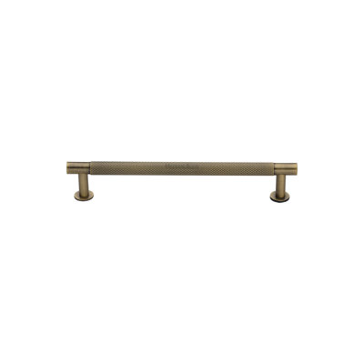 Heritage Brass Heritage Cabinet Pull Partial Knurled Design with Rose