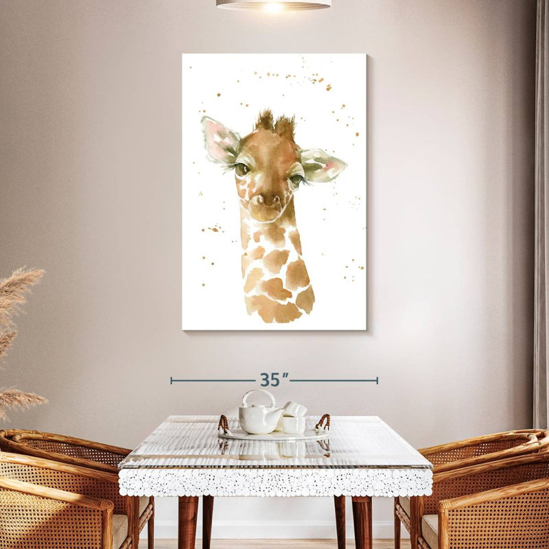 Brampt Light Baby Giraffe, 48" H x 32" W