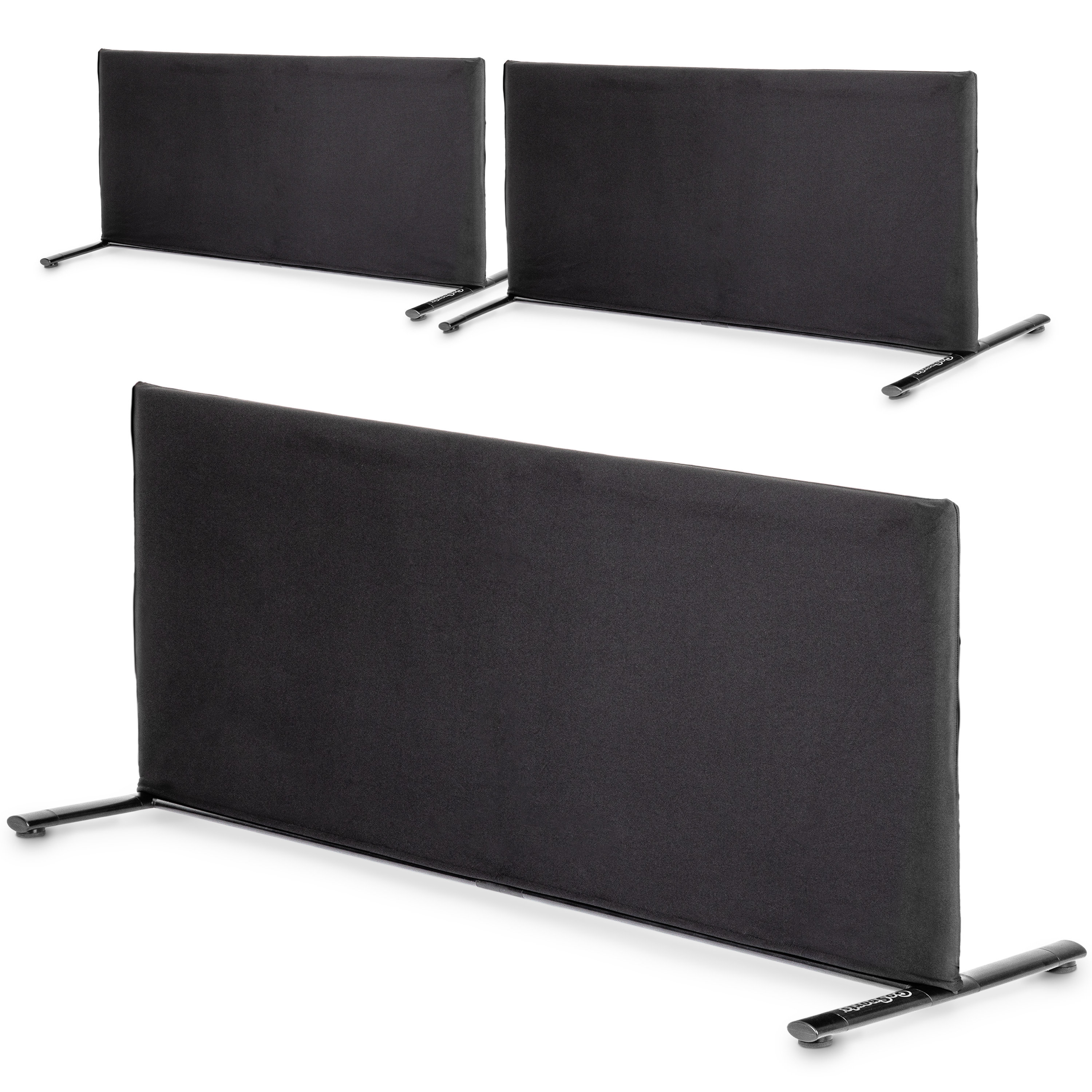 GoSports Pickleball Ball Barrier 3 Pack Brandable Court Dividers for