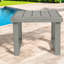 Tables de patio compactes, table d'appoint rustique en bois d'acacia pour la maison extérieure