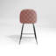 Ella Upholstered Counter Stool with Metal Frame