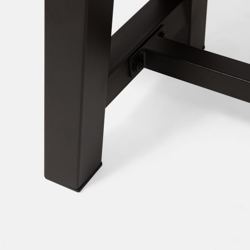 Banc d'extérieur en bois gris tenace