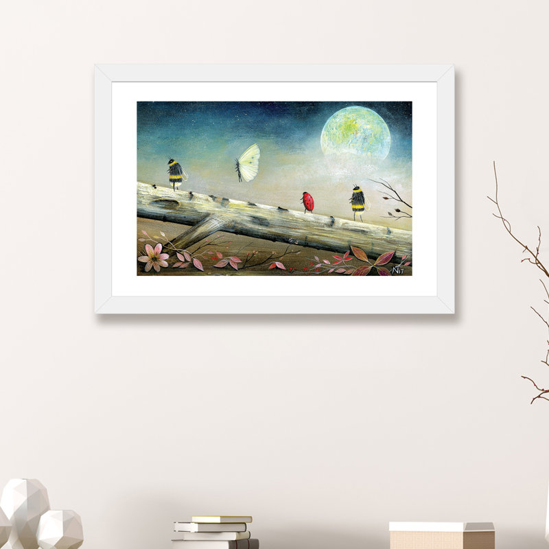 «We Will Make It Home Again» par Neil Thompson - reproduction d'art, H 32 po x l 24 po x P 1 po, Papier blanc, Blanc