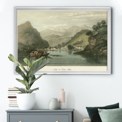 Lago di Como, Italie - reproduction d'art sur toile