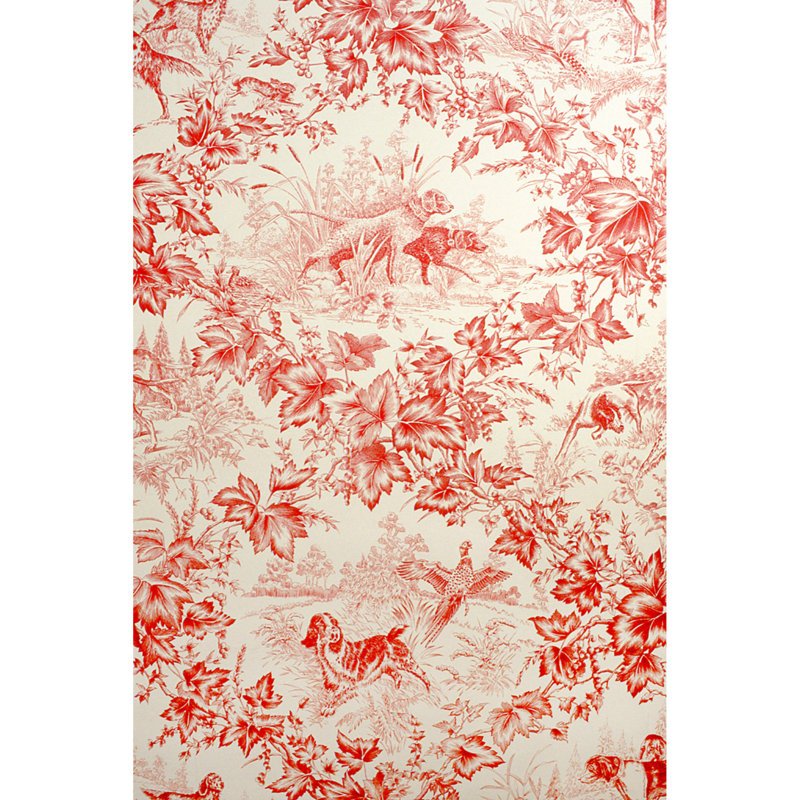 On Point 30' L x 27" W Wallpaper Roll, Red
