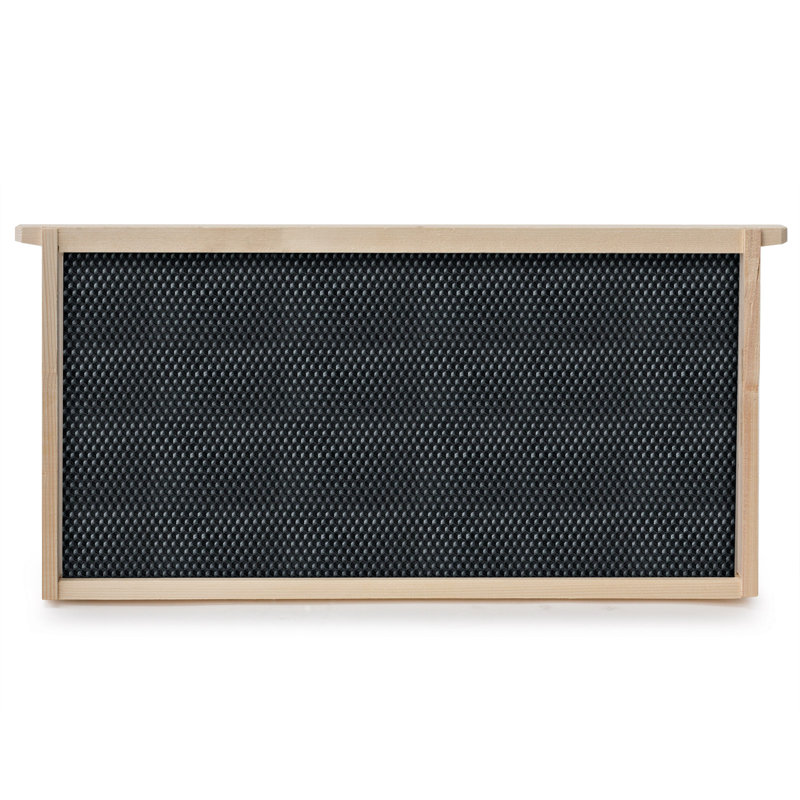 Natural Wood Langstroth Beehive Super Box with Frames