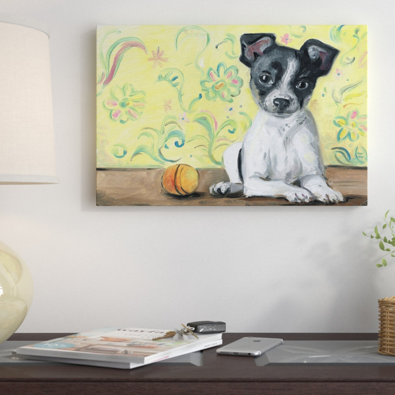 Play With Me by Eyre Tarney - Wrapped Canvas Painting, 30 cm H x 46 cm W x 4 cm D