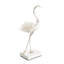 Quartz Egret Running Figurine