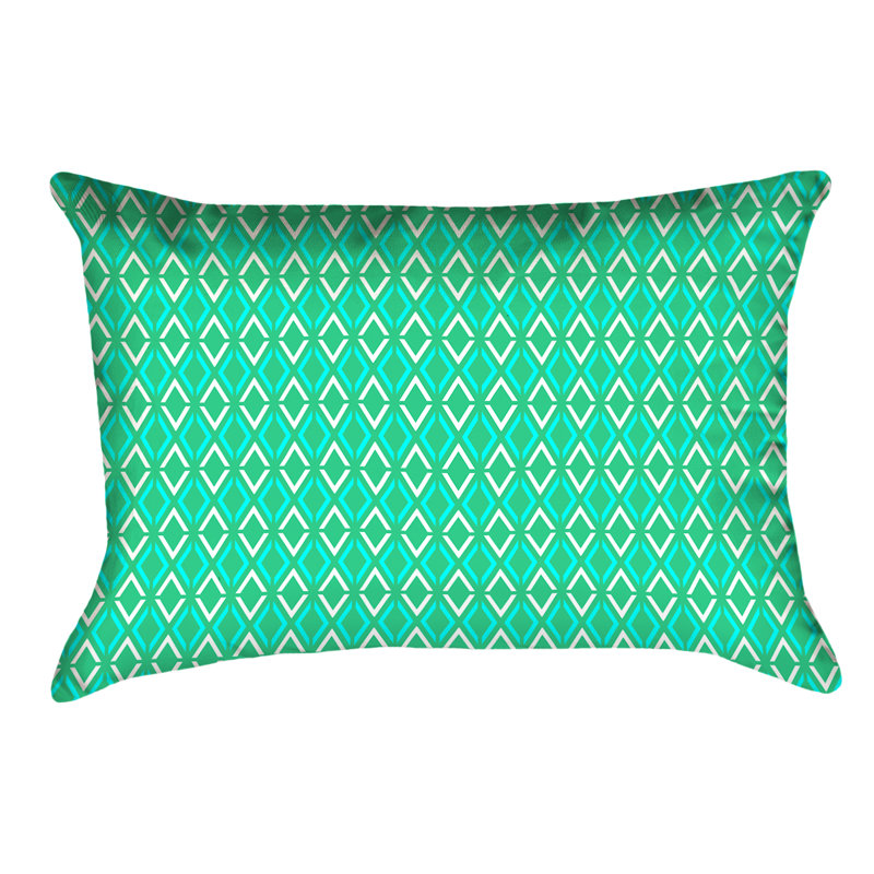 Housse de coussin Katelyn Elizabeth, Simili suède, Vert / Sarcelle