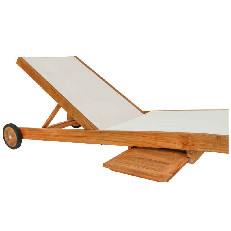 Miami Teak Chaise Lounge