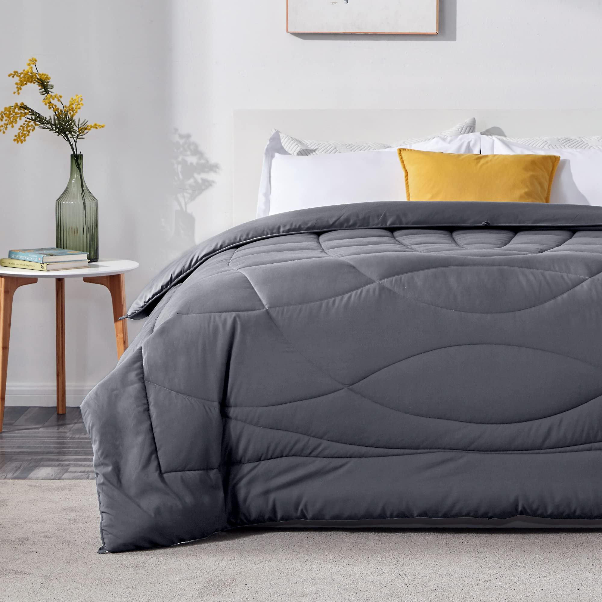 thick down alternative comforter