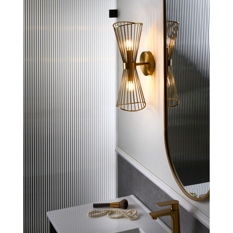 Iron Armed Sconce, Gold