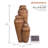 Outdoor Weather Resistant Floor Fountain with Light