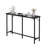 55'' Counter Height Bar Dining Table With Metal Frame Rectangular Pub Sofa Table For Kitchen ,Living Room-2134696391-2134696389