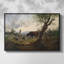 Berger avec Billy Goat, v. 1830 - Peinture encadrée sur toile tendue avec encadrement 1830-1097560980-1097560984
