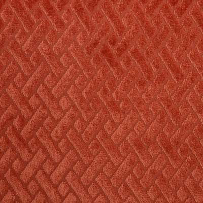 Tissu en velours Fairview, Mandarine