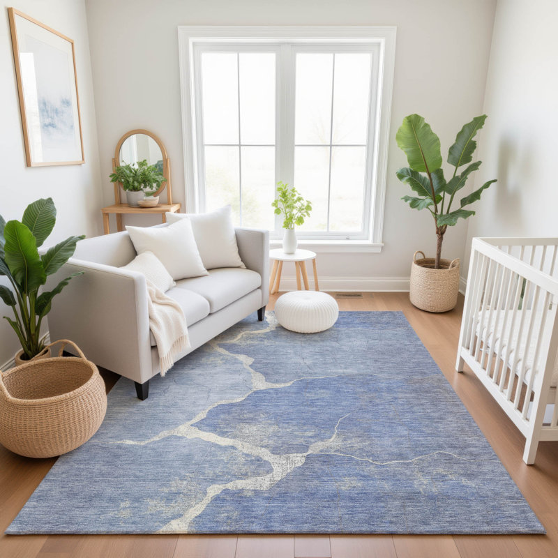 Premium Machine Washable Farolt AMF1889 Abstract Rug/AMF1889DN, Rectangle 10' x 14'