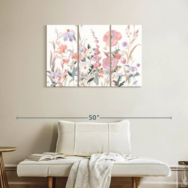 Harnek Boho Wildflowers, 24" H x 38" W