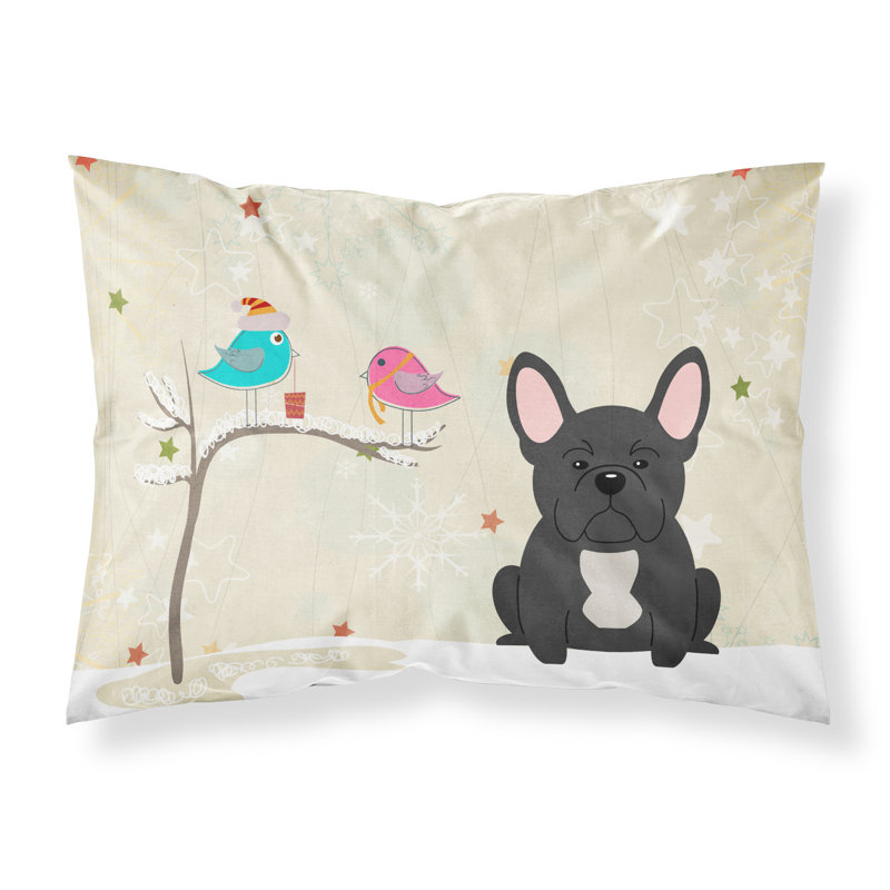 Microfiber, Black French Bulldog
