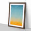 Airplane At Sunset In Abstract - Single Picture Frame Painting-55547664-55547661