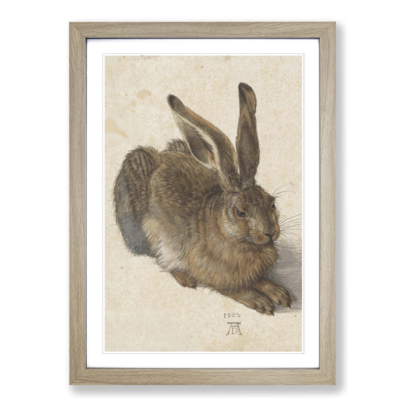 Albrecht Dürer - Single Picture Frame Print, Oak