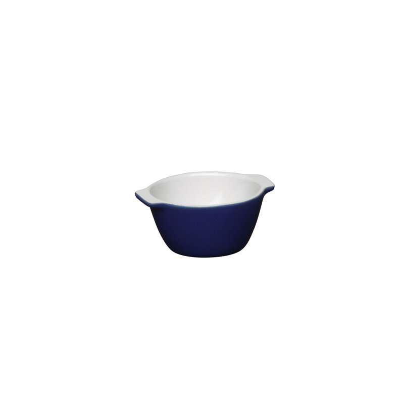 Symple Stuff Jerrell Oval Stoneware Baker Bakeware, Blue