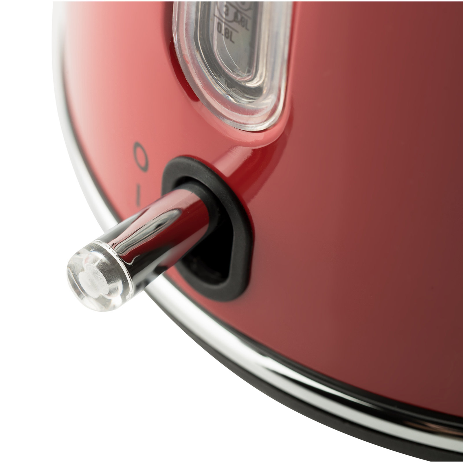 HADEN Dorset Stainless Steel Electric Kettle, Red
