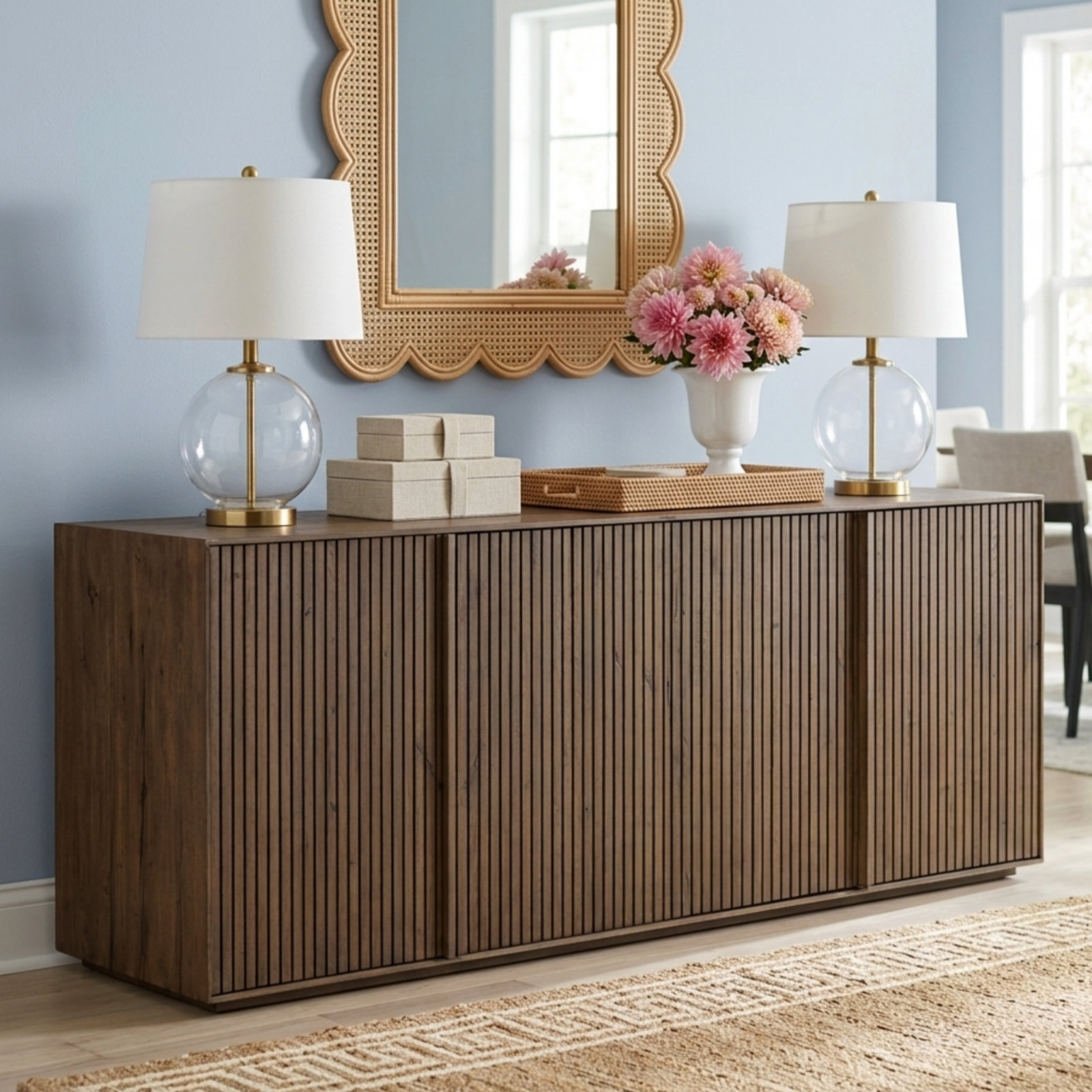 Claribel 82'' Sideboard, Rustic Gray