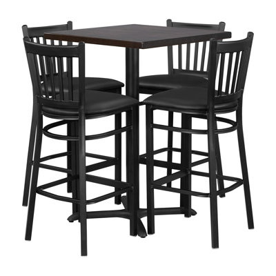 Bell 30"x30" Bar High Table Set W/chairs