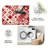Blush & Red Concentric Diamond carpet-easy to clean, machine-washable, soft and comfortable; suitable for door mats, kitchens, living rooms, bedrooms, corridors, and laundry areas. Easy to clean, durable carpet for home decoration.-129469652