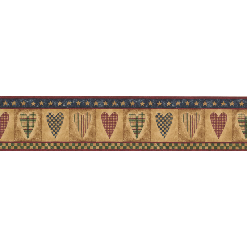 Bordure de papier peint abstrait à motif de carreaux rayés 15 pi x l 5,25 po Amedeo