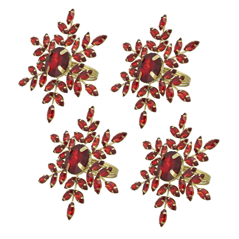 Napkin Ring Collection Iron Napkin Ring, Red