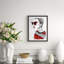 Allure 5' Framed Print on Glass