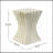MGO Archaistic Wavy Side Table With Unique Design And Weather-Resistant Durability For Indoor And Outdoor Use