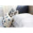 Housse de coussin lombaire rayée en coton Izzy