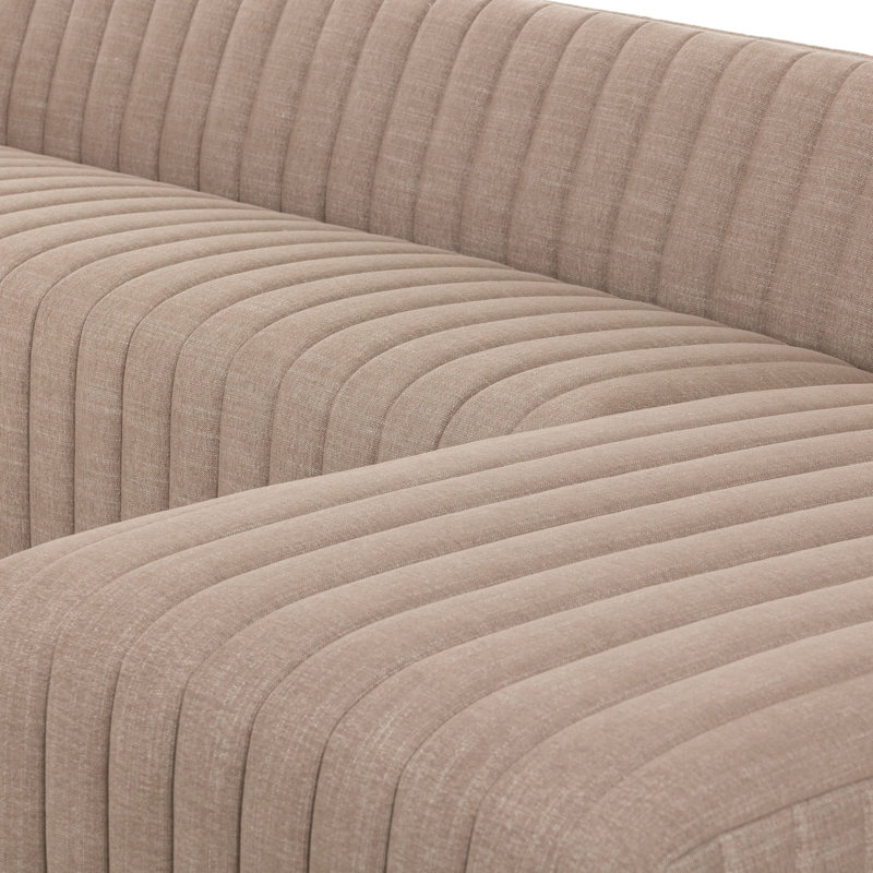Augustine Chaise Sectional, Right Hand Facing, 26.5" H x 126" W x 64" D
