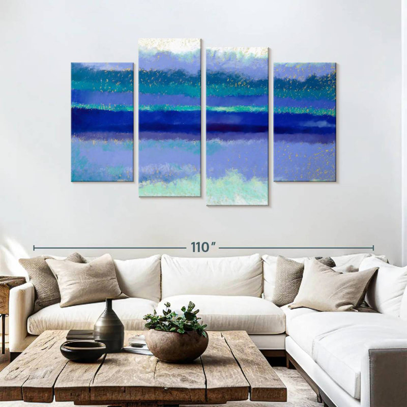Avery Blue Waves, 54" H x 84" W